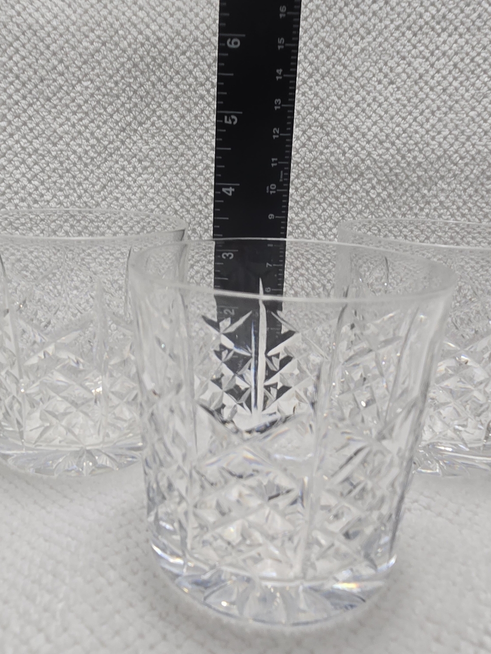 Crystal Cut Scottish Whiskey Glasses - Clear (Set of 3) - Picture 5 of 7